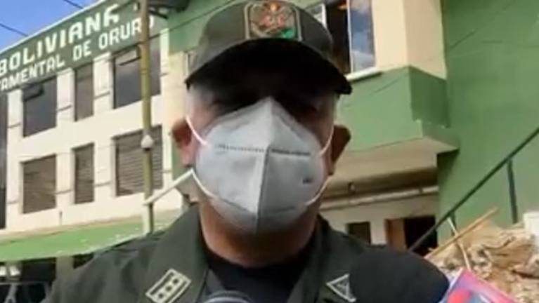 comandante de la policia de Potosi