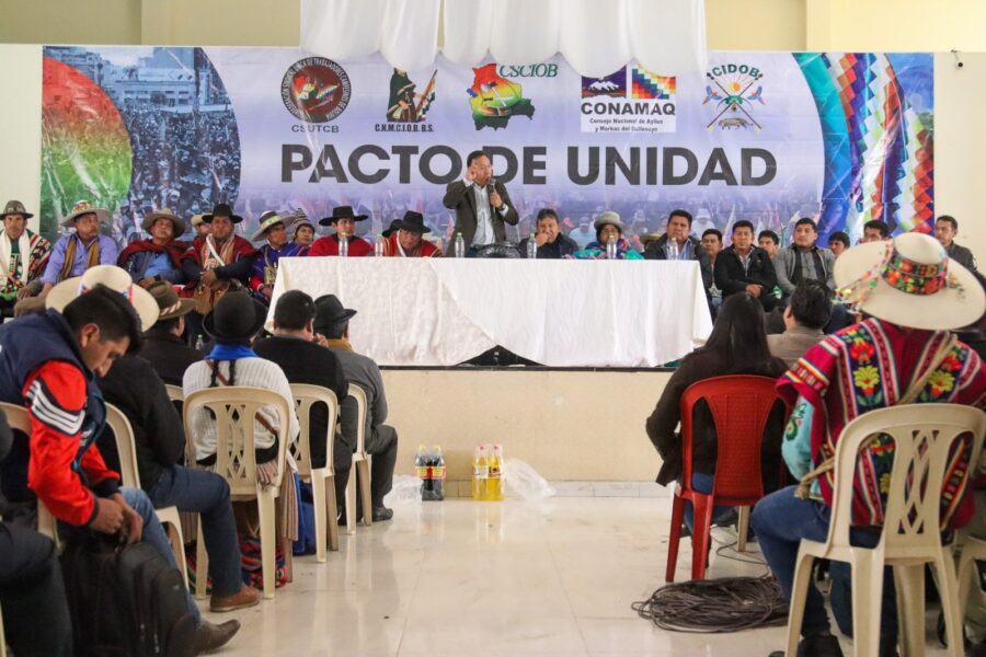 pacto de unidad