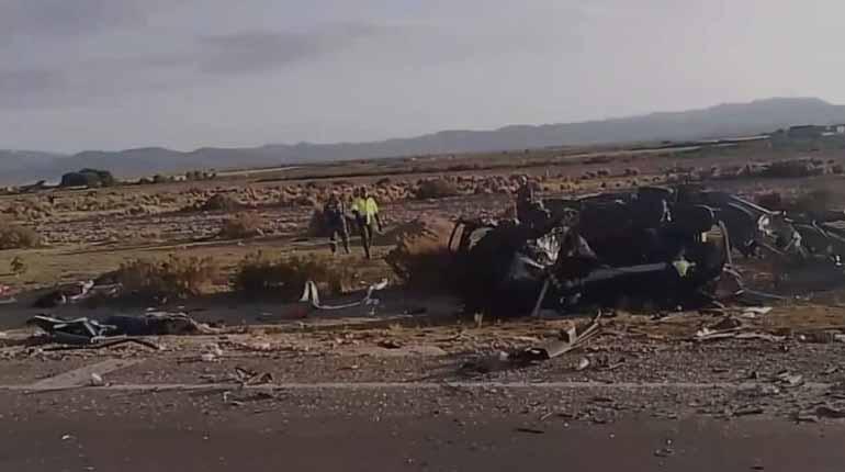 La flota cumplía el viaje con pasajeros de Tarija a Oruro