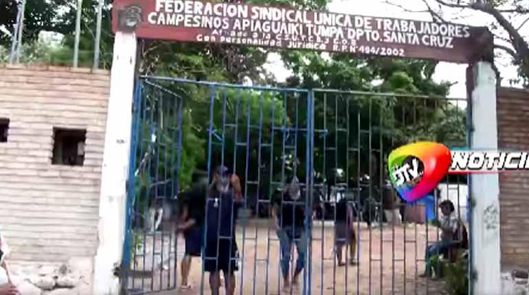 toman la federacion de campesinos de san cruz
