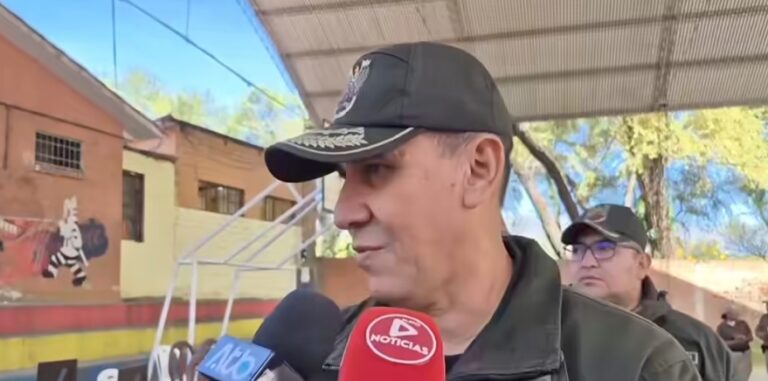 comandante departamental de la Policía en Tarija, Roger Roca Saavedra