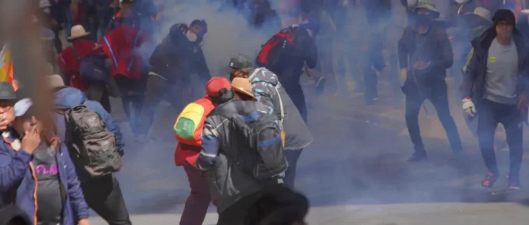 marchistas en la paz